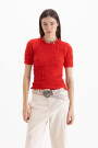 TOP CHARLOTTE Bordo