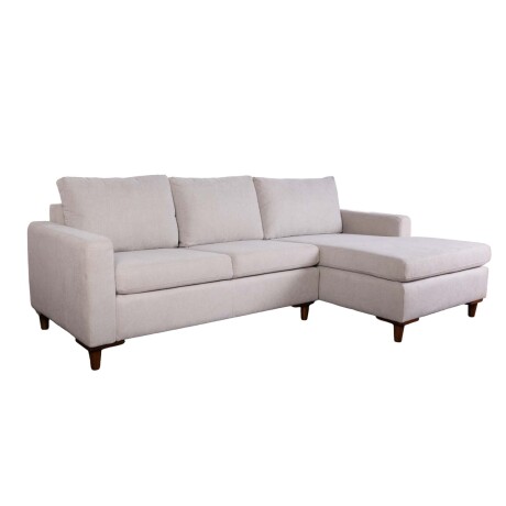 SOFÁ C/CHAISE MÁS DE 4 CUERPOS TELA NATURAL-BEIGE NAPOLI BEIGE