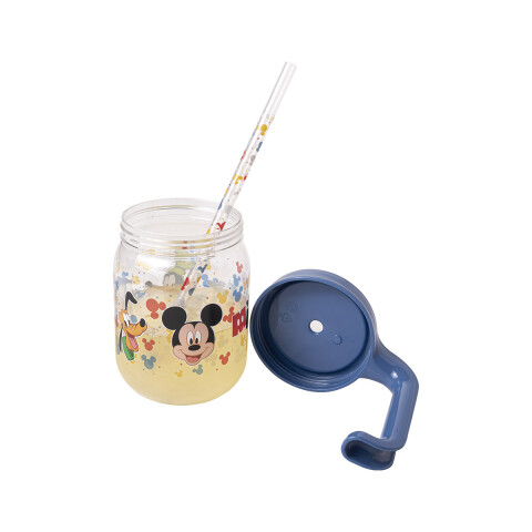 Taza con Tapa y Sorbito Mickey 450 ml U