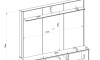 Modular para Tv Ravenna Canela/Banco Modular para Tv Ravenna Canela/Banco