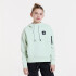 HOODIE PRO FLEECE GIRLS TRNG verde amb verde ambro
