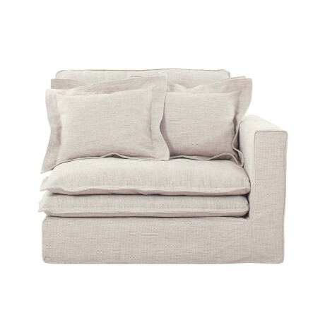 SOFÁ MODULAR MÁS DE 4 CUERPOS TELA-PREMIUM NATURAL-BEIGE LAZY NATURAL