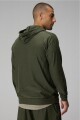 Polera The Cloud Jersey Hoodie Hombre Dark Olive Heather