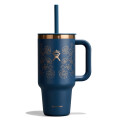 32 oz Travel Tumbler Western Dark Blue