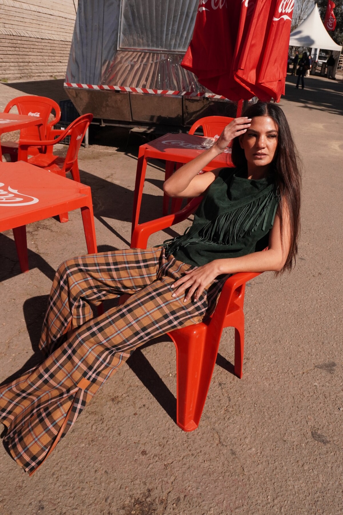 Crazy Pants Vol2 Cuadrillé Mostaza
