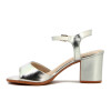 Sandalia Ramarim Taco 7cm Plata