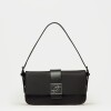 Cartera al hombro Signature en nylon Negro