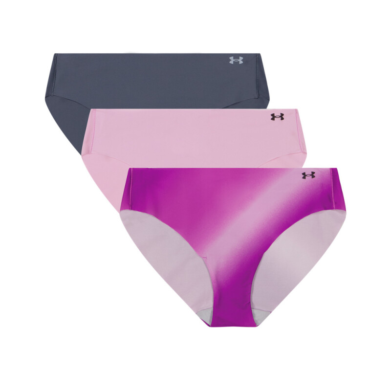 UA PURE STRETCH NO SHOW BIKINI-PRINT 3PK PPL-572