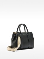 Bolso Tote Con Colgante M negro