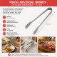 Pinza universal brinox 17,5 cm INOX