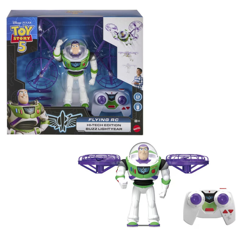 Toy Story 5 Buzz Lightyear Volador a control remoto Mattel Toy Story 5 Buzz Lightyear Volador a control remoto Mattel