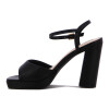 Championes Ramarim Mujer Taco 10cm Negro