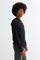 Remera cuello redondo NEGRO