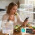Balanza Inteligente De Cocina Digital con Precision 1g y Medicion Peso hasta 5kg Balanza Inteligente De Cocina Digital con Precision 1g y Medicion Peso hasta 5kg