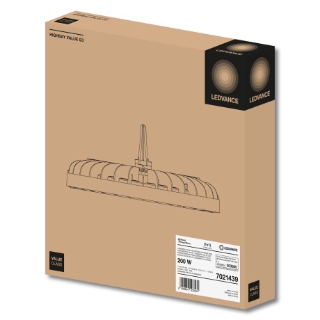 CAMPANA LEDVANCE OSRAM HIGHBAY VALUE G3 200W Campana LEDVANCE OSRAM Highbay Value G3 200W 4000K