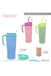 Vaso Térmico Trendy 1200ML Celeste