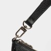 Bandolera Venice en cuero graneado Negro
