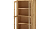 Cristalero 2 Puertas 1 Cajón Material Natural - Mari Miel