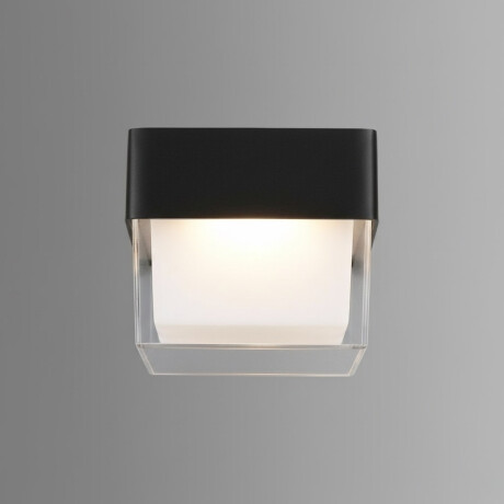 ARTEFACTO EXTEIOR MENFI PARA ADOSAR EN PARED UNIDIRECCIONAL 5W Artefacto Exterior LED Menfi Para Adosar Unidireccional 5W Negro