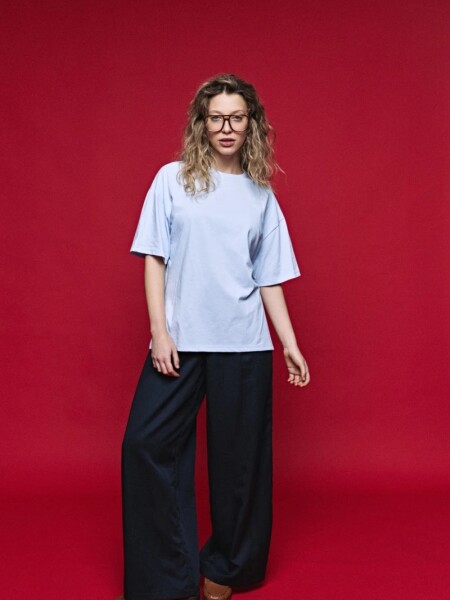 T-SHIRT D.CASSIN NARA CELESTE