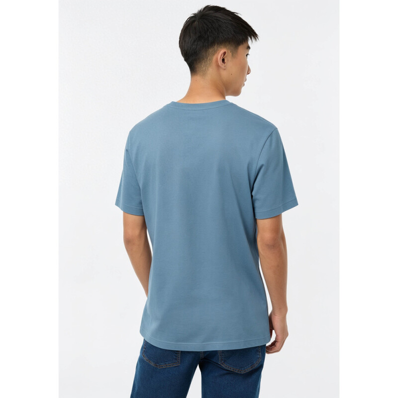 CAMISETA MM MASC AZUL MEDIO