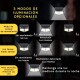 Lampara Exterior Farol Solar Foco 260 Led Sensor Movimiento Lampara Exterior Farol Solar Foco 260 Led Sensor Movimiento