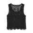VMELSA SL CROP TOP JRS NOOS BLACK