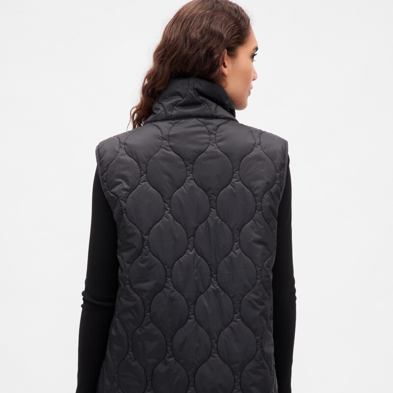 LT WT PRIMALOFT PUFFER VEST BLACK 22