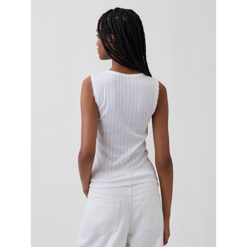 SL POINTELLE SHELL FRESH WHITE