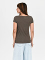 REMERA LUA U GRIS OSCURO