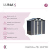 Caseta Galpon Jardin Lumax Hampton Gris Oscuro Caseta Galpón Jardín Lumax Hampton Gris Oscuro 193x121x190 Caseta Galpon Jardin Lumax Hampton Gris Oscuro Caseta Galpón Jardín Lumax Hampton Gris Oscuro 193x121x190