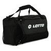Bolso Deportivo Lotto Mediano Negro-Blanco
