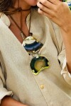 Cracked Necklace Multicolor