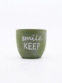 MACETA SMILE VERDE (V)