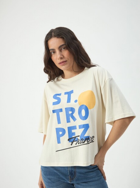 REMERA SAINT TROPEZ CRUDO