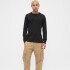 V-FRCH LS WAFFLE MINI LOGO CREW BLACK