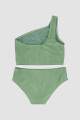 BIKINI VINTAGE 8-18A VERDE OSCURO