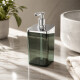 Dispensador de jabón 350ml NEGRO METALIZADO