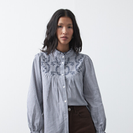 CAMISA FIRA Negro/Blanco