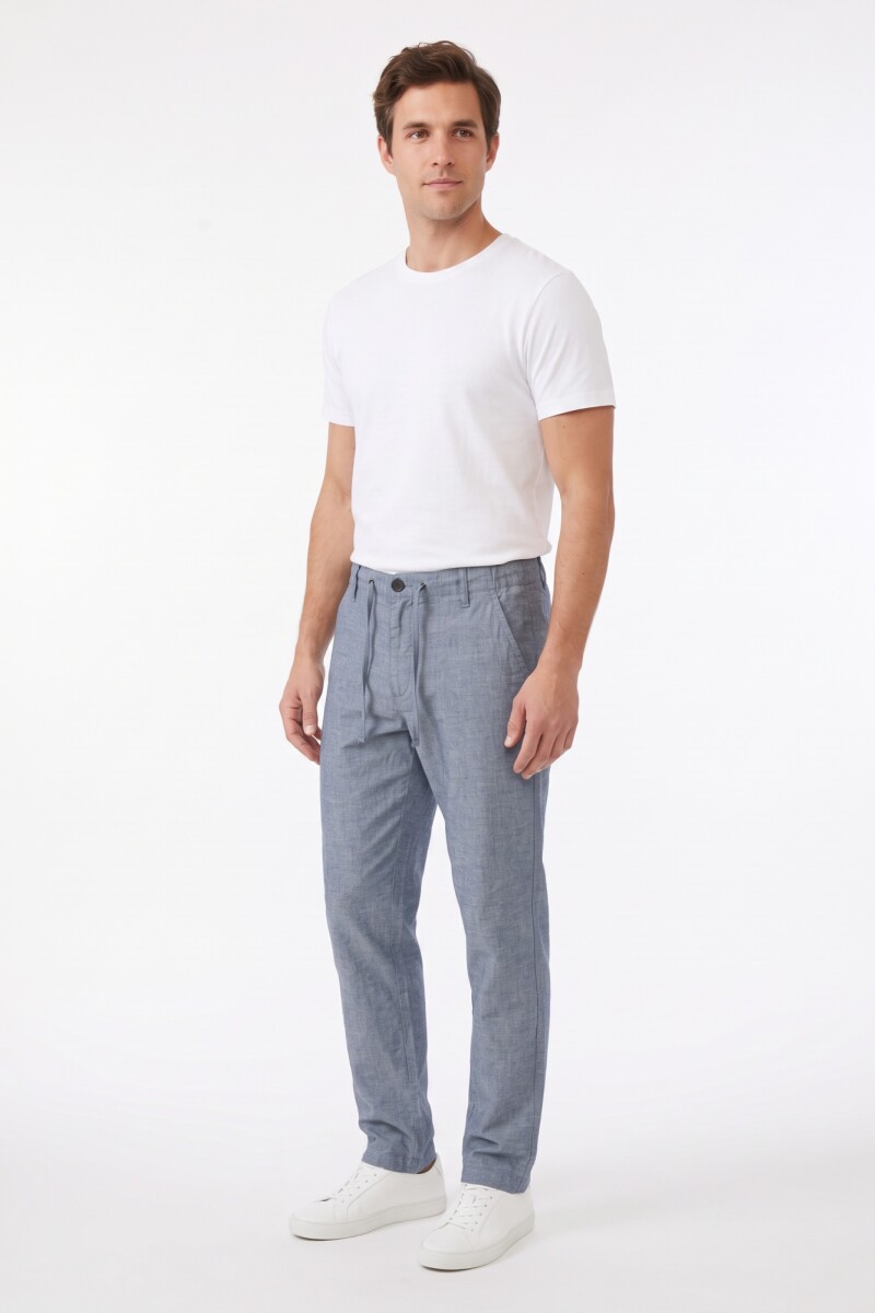 Pantalon con cintura ajustable GRIS OSCURO