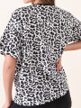 REMERA LEOPARD BLANCO