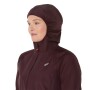 Casacas Running Road Packable Jacket Mujer Dark Currant