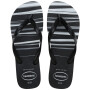 Sandalias Havaianas Top Basic FC Hombre Negro/Negro/Negro/Blanco