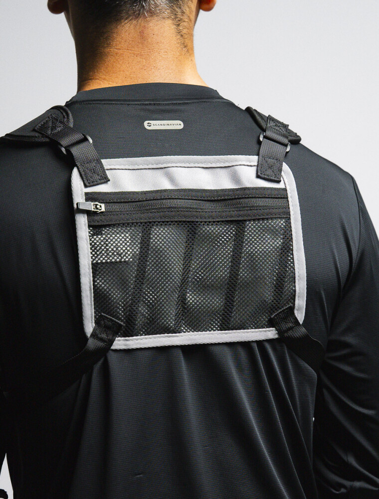 Bolso de Pecho Táctico Gris