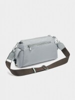Bolso Bandolera De Nylon Con Colgante crudo