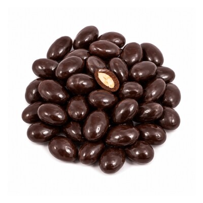 ALMENDRAS CON CHOCOLATE SEMI AMARGO SIN AZÚCAR 100G Almendrassemi Amargo Sin Azuca