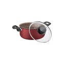 OLLA TRAMONTINA PARIS 26CM 6.3 LITROS BORDO