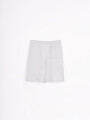 SHORT BONDI GRIS CLARO