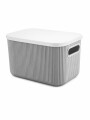 CAJA ORGANIZADORA CON TAPA GRIS