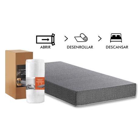 SOMMIER 1 PLAZA BASE CAMA COLCHÓN 100% ESPUMA COMPACTADO EN CAJA SOMMIER 1 PLAZA BASE CAMA COLCHÓN 100% ESPUMA COMPACTADO EN CAJA